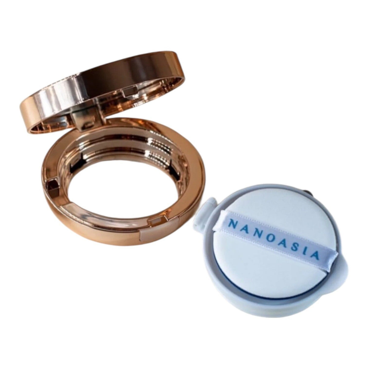 Nanoasia Jewelry Radiant Cushion - Refill shown in use - Beauty Edit by Rachel