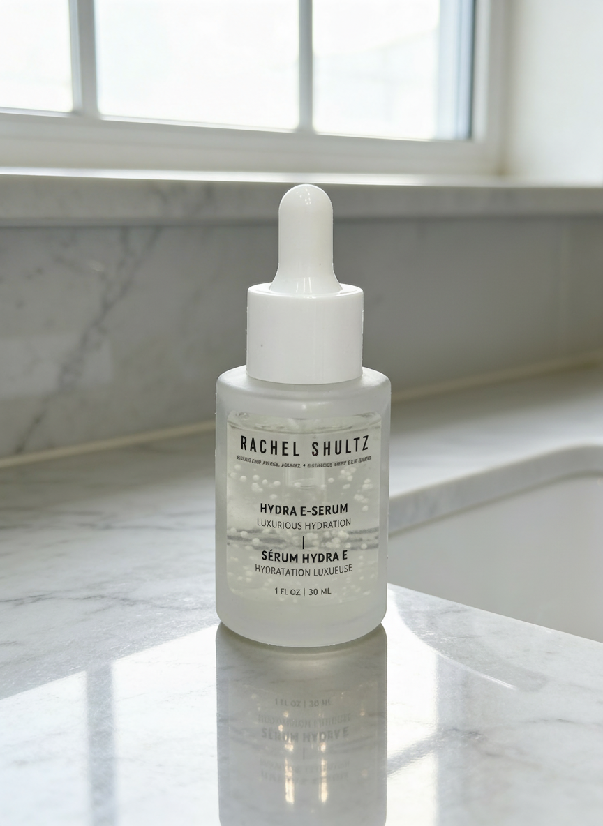 Hydra E-Serum shown in use - Beauty Edit by Rachel