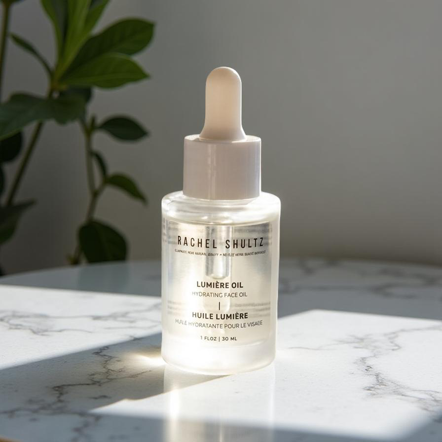 Lumière oil shown in use - Beauty Edit by Rachel