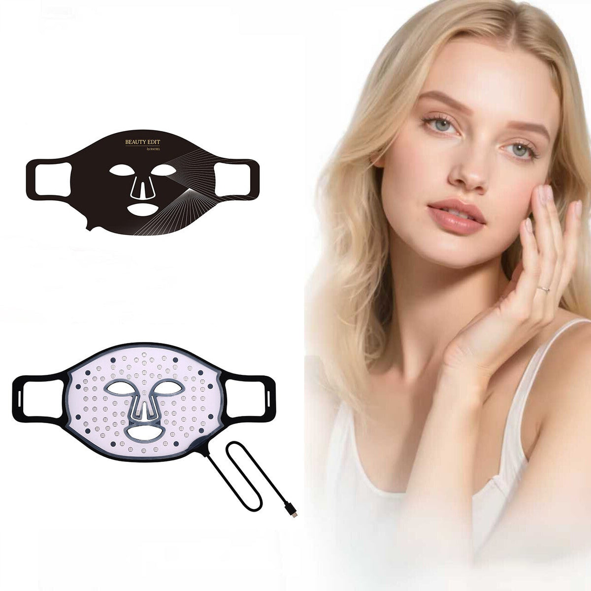 Beauty Edit LED red light therapy face mask