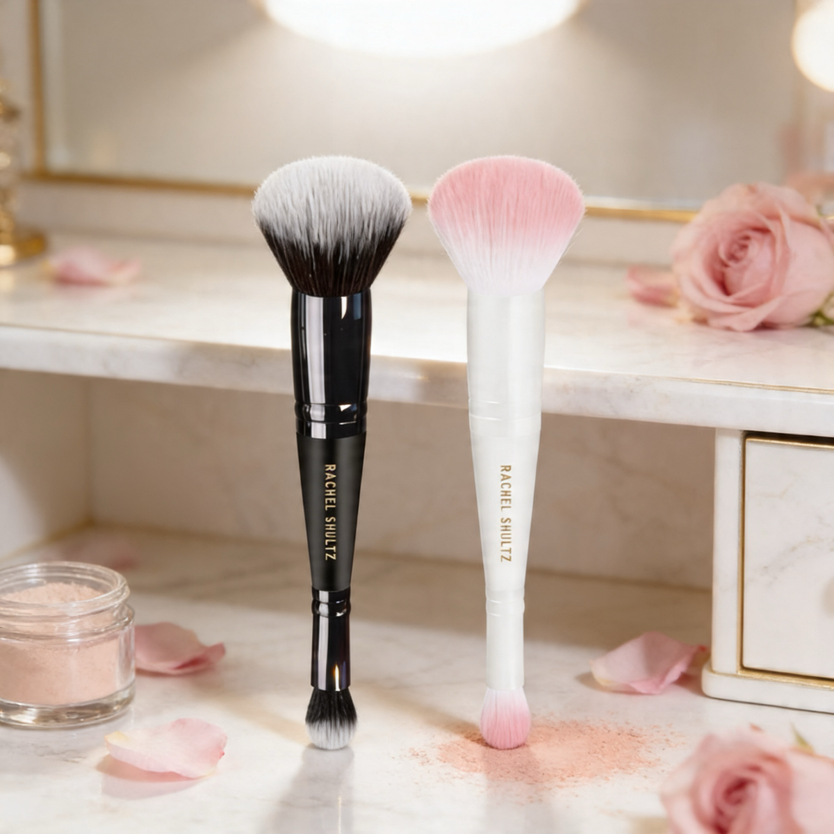 The All Over Brush shown in use - Beauty Edit by Rachel